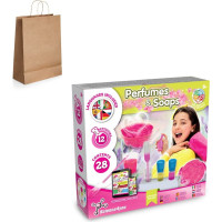 Science4You Perfume & Soap Factory Kit III. Educational game supplied with a kraft paper gift bag (115 g/m&sup2;)