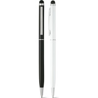 ZOE BK. Ball pen with touch tip in aluminium