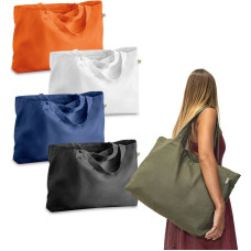 CAMDEN. Cotton (50%), recycled cotton (30%) and polyester (20% rPET) bag (280 g/m²)