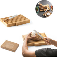 PASSARD. Bread board in bamboo with stainless steel knife