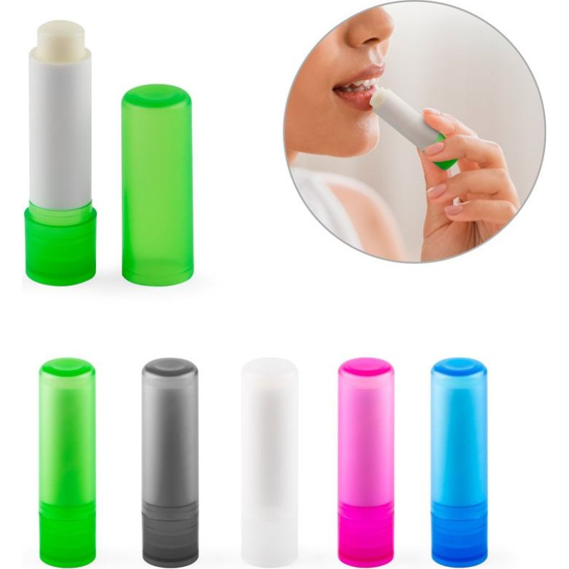 JOLIE VEGAN. Vegan lip balm, in recycled ABS (100% rABS) and PP, with vanilla flavouring