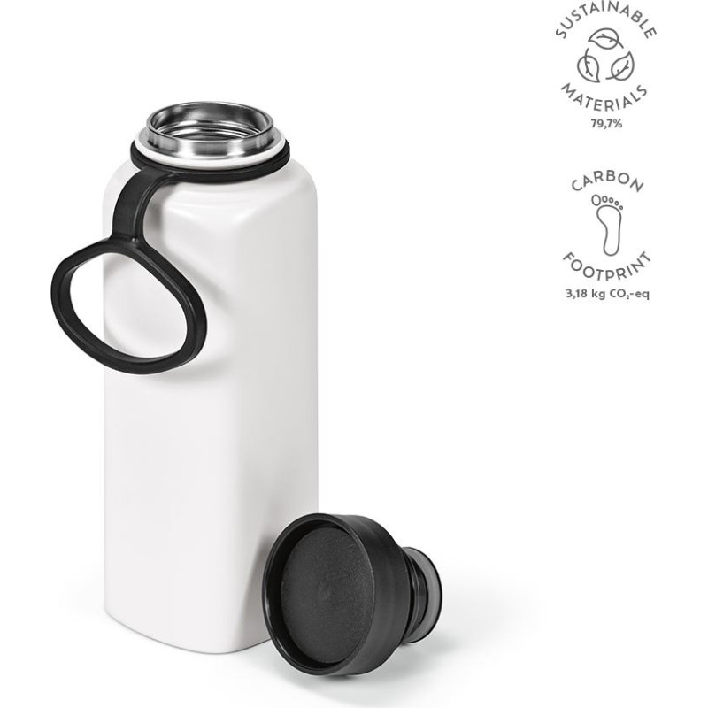 Ural Bottle rSS 820ml. Double wall and Leakproof. 360° push Lid