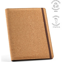Kafka A4 Folder Cork. 64 FSC sheet notepad and elastic closure
