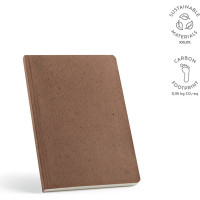 Doyle A5 Notebook Coffee Waste cover. 80gsm recycled 196 pages