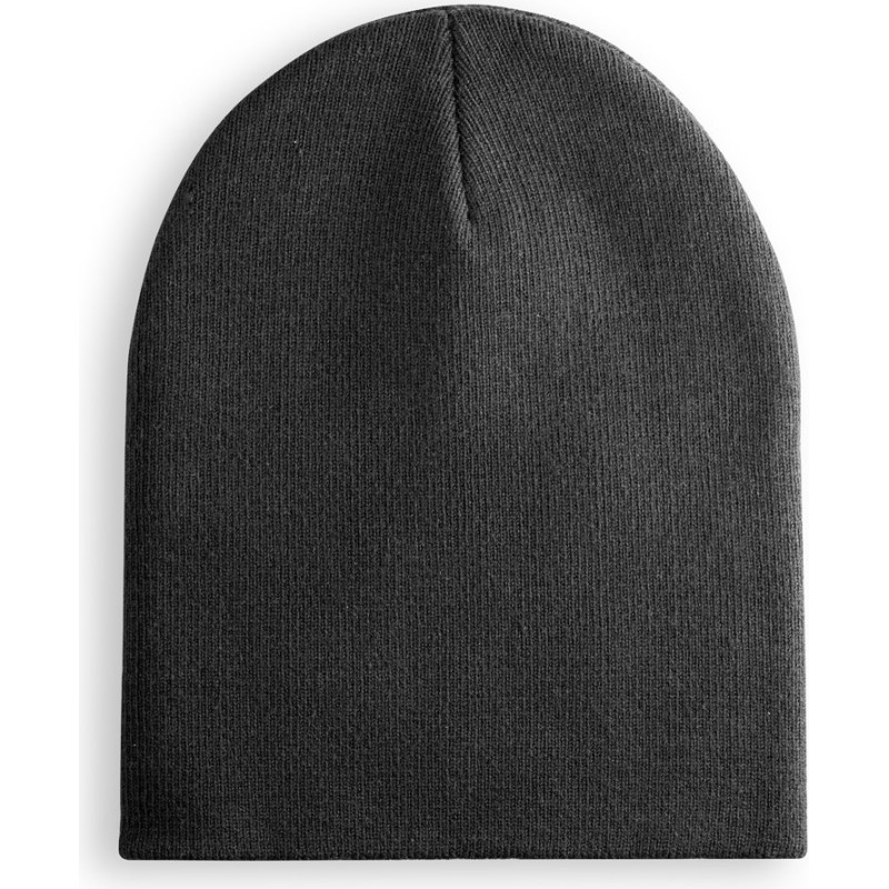 HAWK. Recycled polyester (100% rPET) Unisex Beanie / Black