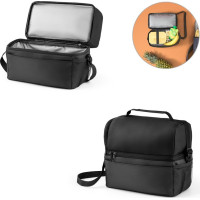 ZIPPERS COOLER. 8'5L Cooler bag in 300D and 840D Jacquard