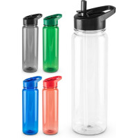 GILMORE. Recycled PET (100% rPET) sports bottle with glossy translucent finish 750 mL