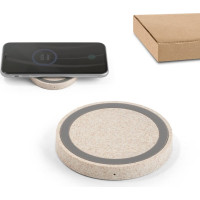 CUVIER. 5W wireless charger in ABS and straw fibre