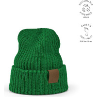 Cobain Beanie rPET and Wool. Customisable Patch