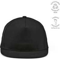 Cornell Cap rCotton 280gsm. 5 panels and Snap Closure