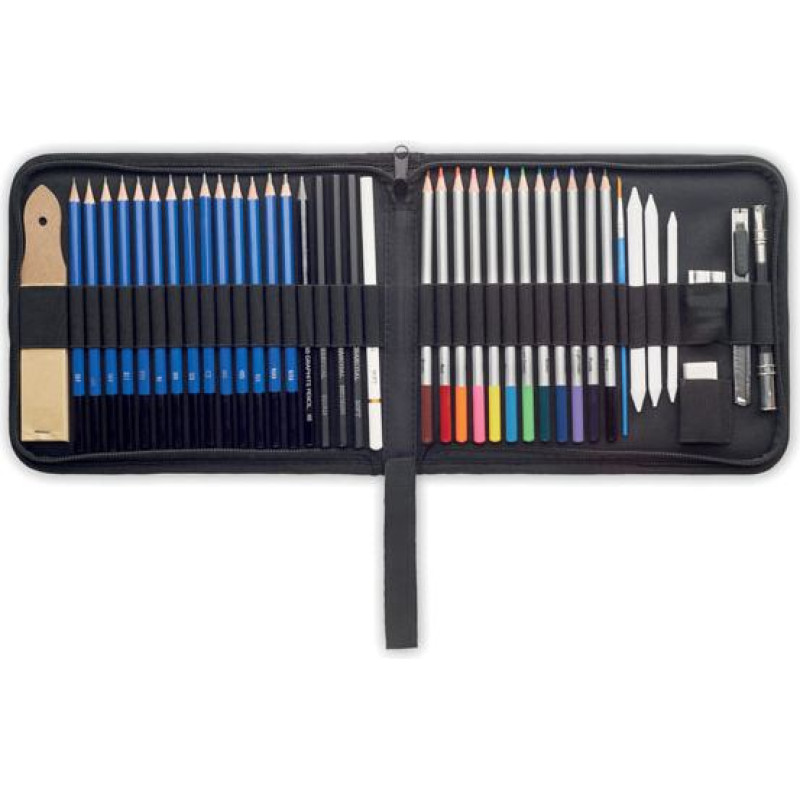 40 piece art set in case