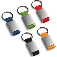 GRIPITCH. Metal and webbing keyring