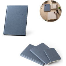 COFFEEPAD RIGID. A5 notepad with hard cover made from coffee husk waste (65%)