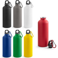 COLLINA. Aluminium bottle with carabiner 540 mL