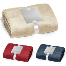 DYLEAF. (240 g/m²) fleece blanket with ribbon wrap and personalisation card