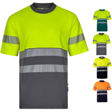 Velilla VL BASTET. Two-tone piqué T-shirt (150g/m²), in cotton (55%) and polyester (45%)