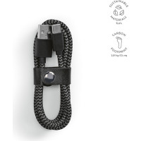 Leibniz Cable rPET. 1m USB-C to USB-A. Fast Charge
