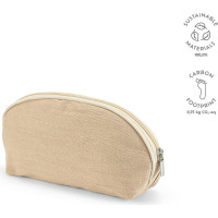 Dehli Toiletry Bag 1.5L 260gsm Jute with zipper