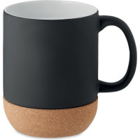 Matt ceramic cork mug 300 ml