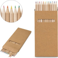 CROCO. Pencil box with 12 coloured pencils