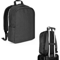 GIJON. Laptop backpack in 600D recycled high-density polyester and 210D recycled polyester lining