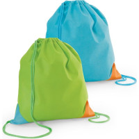 BISSAYA. Colourful non-woven drawstring bag (80 g/m²)