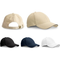 CHRISTOPHE. 100% cotton sandwich cap (260 g/m²)