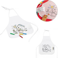NILO. Children's apron for colouring in non-woven (80 g/m²)