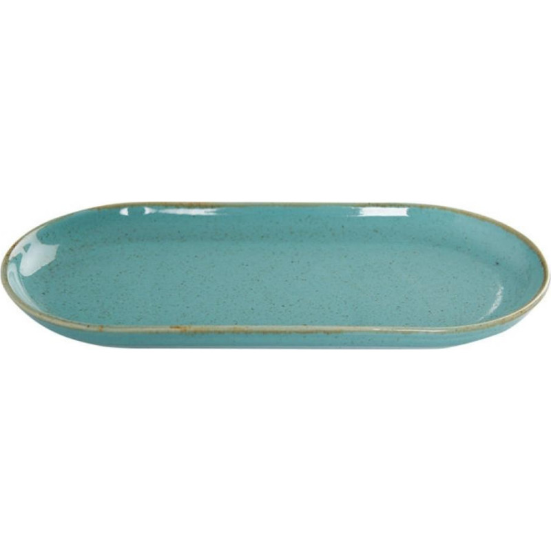 Porland SEASONS TURQUOISE ovāls &scaron;ķīvis 15x30cm, Porland