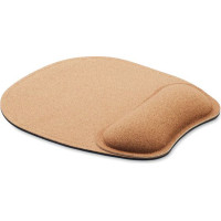 Ergonomic cork mouse mat