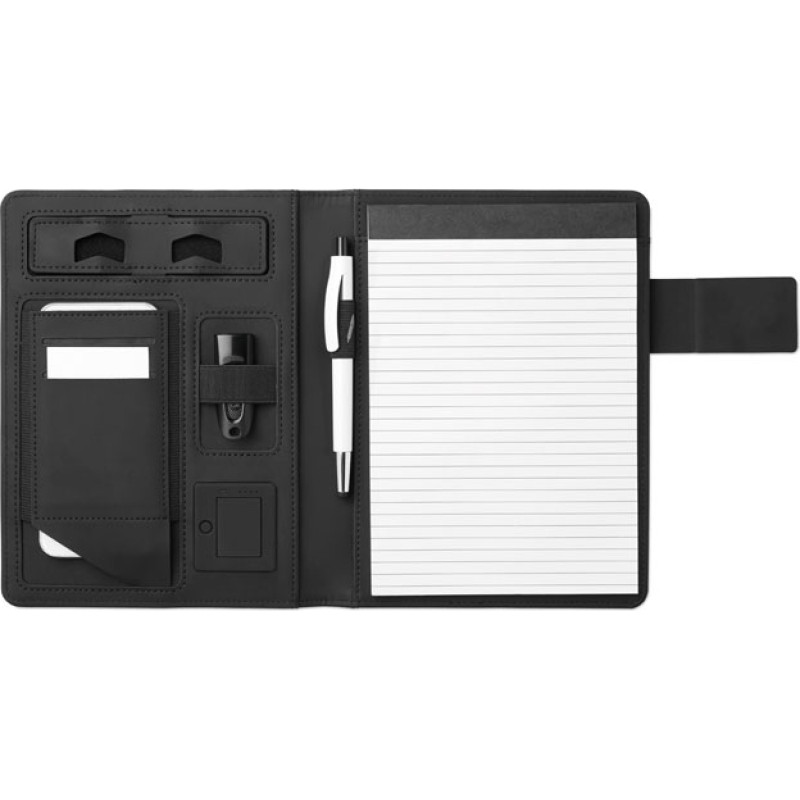 A5 folder with power bank