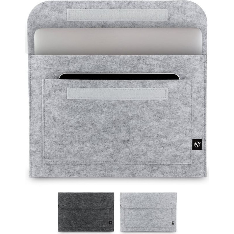 FELPY SLEEVE. Recycled felt (100% rPET) laptop bag