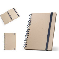 PROUST. A5 notebook with rings, hard cover, made of sugar cane paper (80% sugar cane) with plain pages