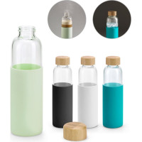 DAKAR. Bamboo and borosilicate glass bottle 600 mL