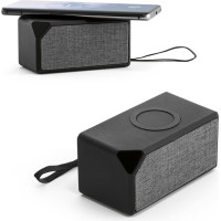 GRUBBS. ABS portable speaker with wireless charging