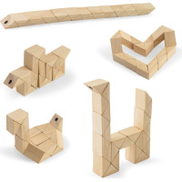 THINKO. Wooden puzzle with 24 pieces