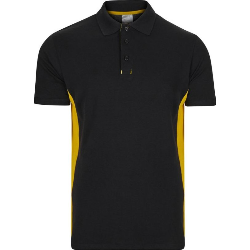 Velilla VL SUPAY. Two-tone piqué polo shirt (180g/m²), short sleeve, in cotton (60%) and polyester (40%)