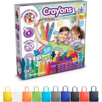 Science4You Crayon Factory Kit II. Educational game supplied with a 190T folding gift bag