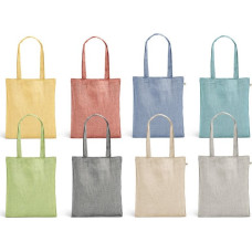 RYNEK. Recycled cotton bag (70%) and polyester (30% rPET) (140 g/m²)