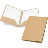 PUZO. A4 100% recicled paper document folder (400 g/m²)