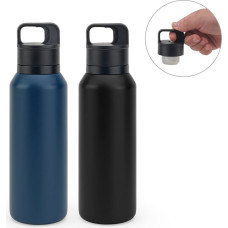NICKLAUS. Stainless steel bottle (91% recycled) with vacuum insulated double wall 590 mL