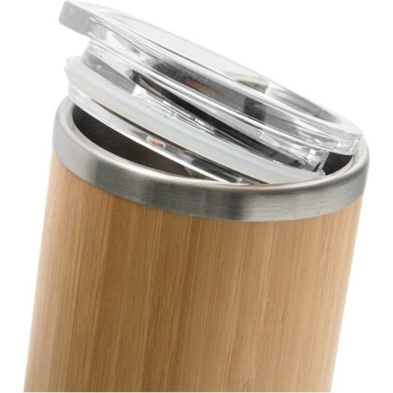 LYCKA. Bamboo and stainless steel cup 350 mL