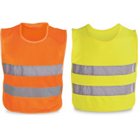MIKE. 100% polyester reflective kids’ vests