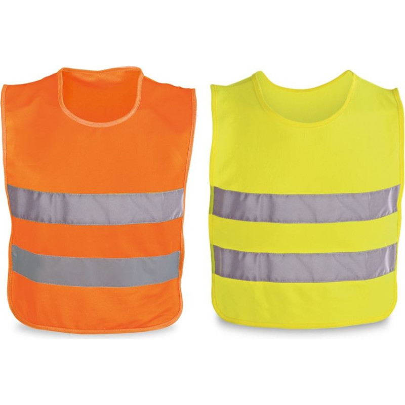 MIKE. 100% polyester reflective kids’ vests
