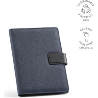 Tolstoy A5 Folder rPET. 64 FSC sheet notepad and rPU closure